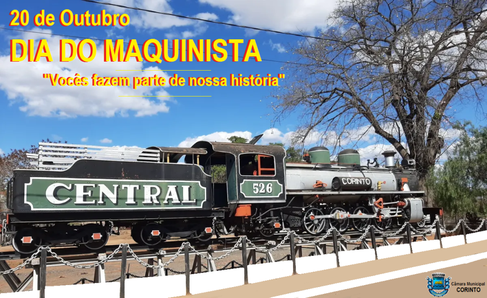 20 DE OUTUBRO, DIA DO MAQUINISTA