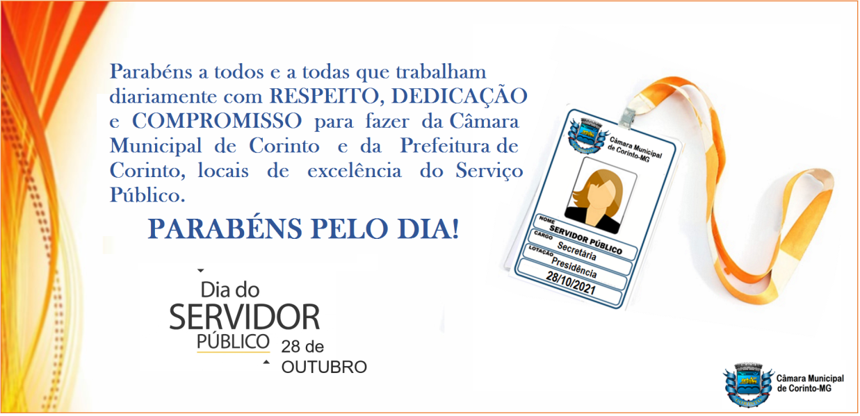 28 DE OUTUBRO - DIA DO SERVIDOR PÚBLICO