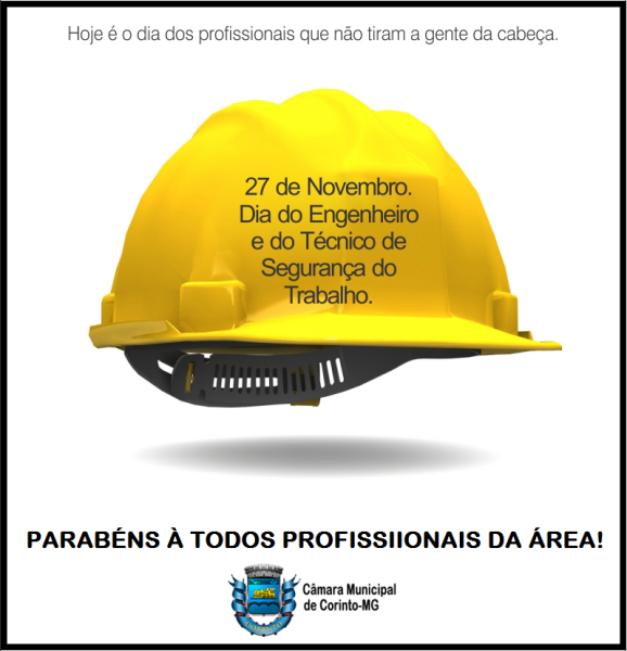 DIA DO ENGENHEIRO E DO TÉCNICO EM SEGURANÇA NO TRABALHO