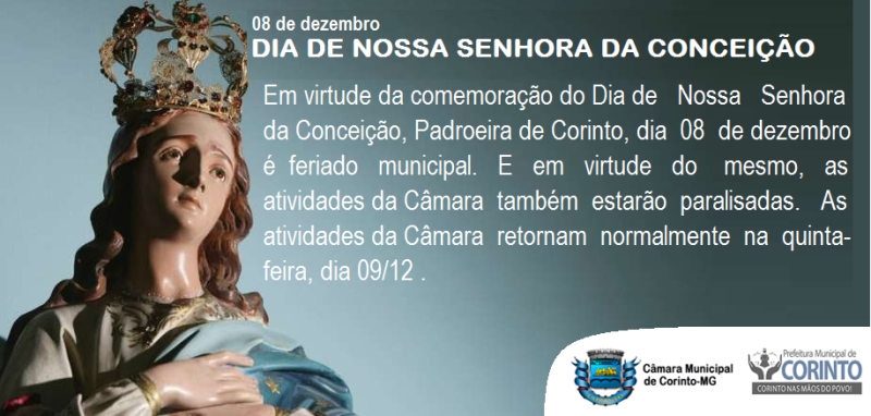 COMUNICADO À POPULAÇÃO DE CORINTO