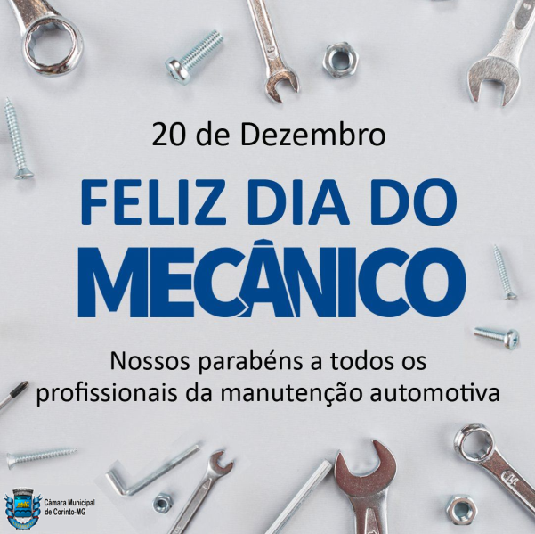 20 DE DEZEMBRO - DIA DO MECÂNICO