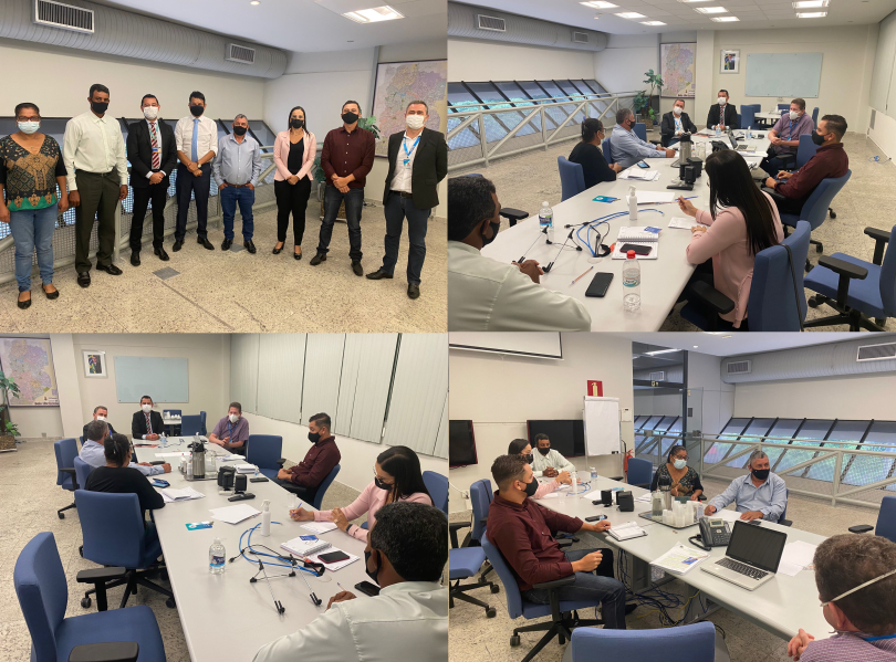 VEREADORES VISITAM SUPERINTENDÊNCIA REGIONAL DA CAIXA ECONÔMICA FEDERAL EM BELO HORIZONTE.