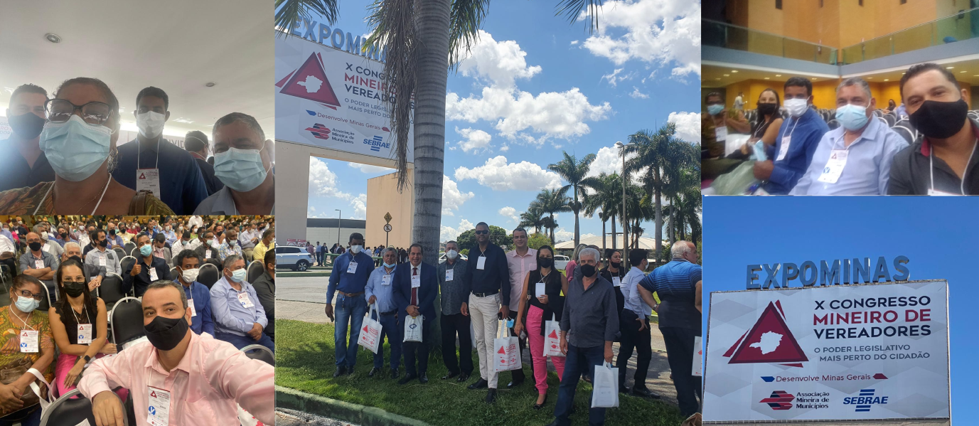 VEREADORES DE CORINTO PARTICIPAM DO X CONGRESSO MINEIRO DE VEREADORES AMM EM BELO HORIZONTE