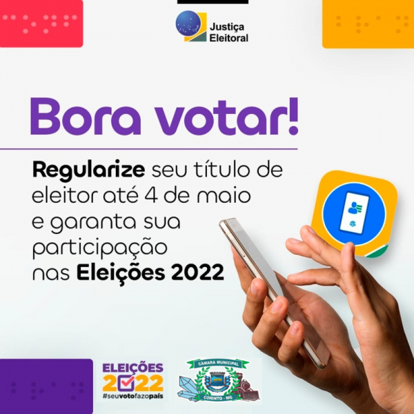 ATENÇÃO: FALTA UM MÊS PARA TIRAR, TRANSFERIR E REGULARIZAR O TÍTULO DE ELEITOR