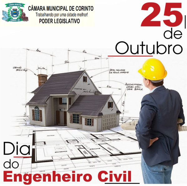 25 DE OUTUBRO - DIA DO ENGENHEIRO(A) CIVIL