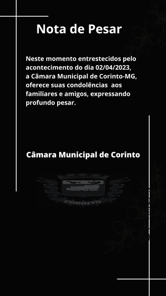 NOTA DE PESAR