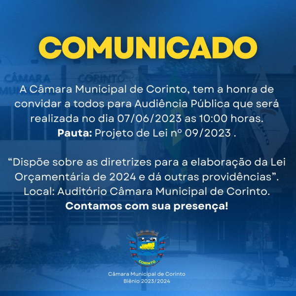 Lei de Diretrizes Orçamentária - LDO/2024