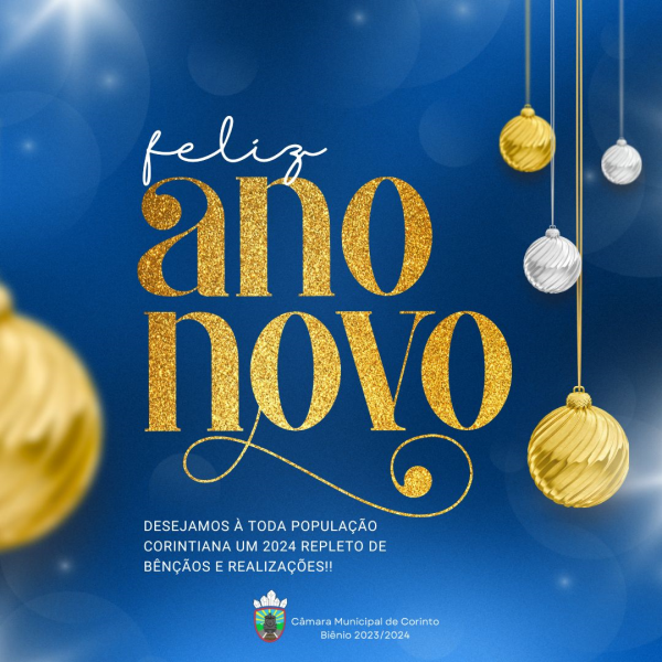 Feliz Ano Novo.