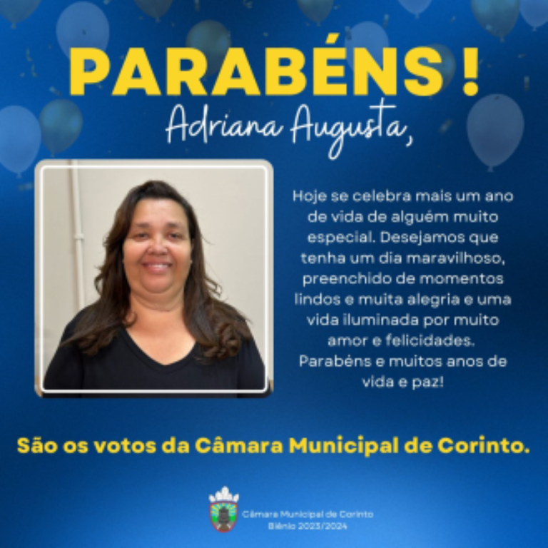 Aniverário de Adriana Augusta.
