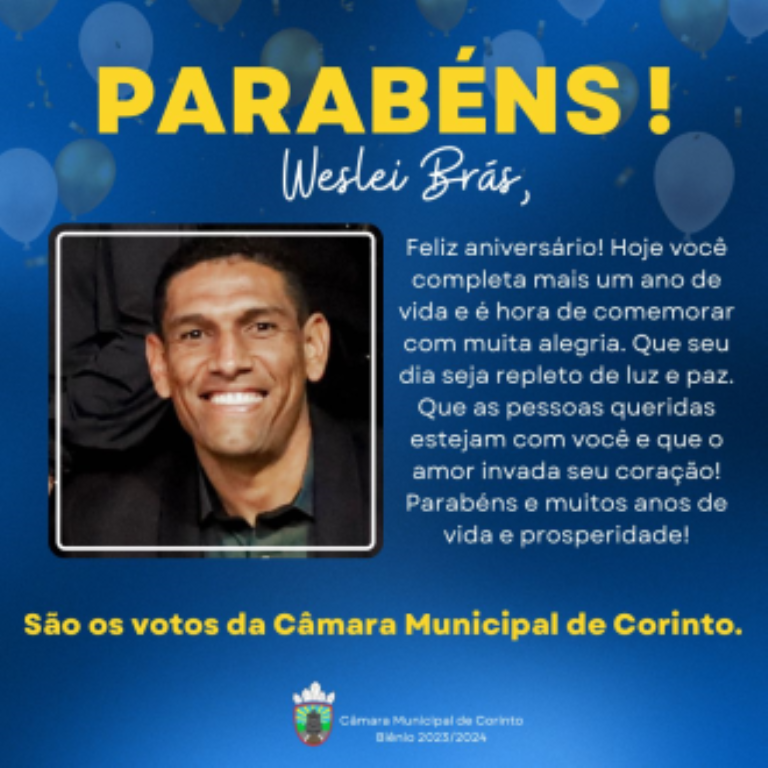 Aniversário de Wesley Brás.
