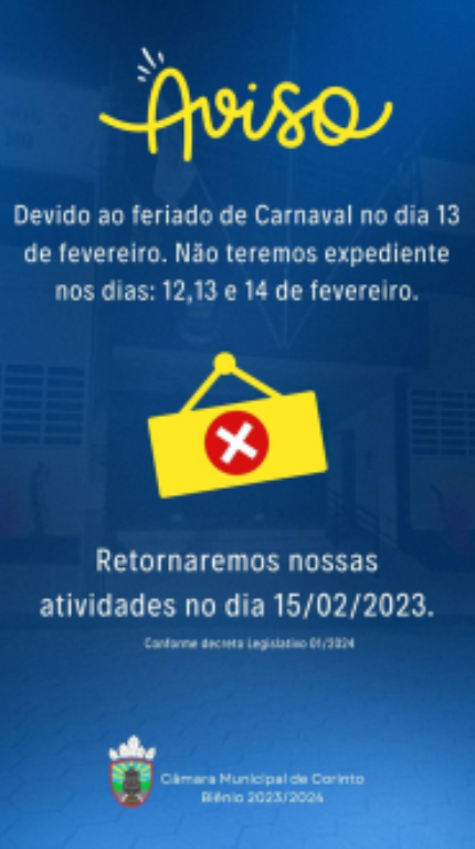 Aviso Importante
